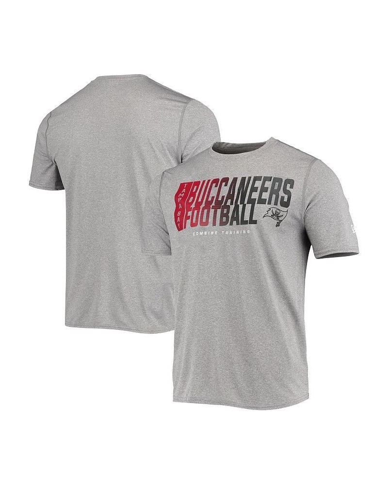 Men's Heathered Gray Tampa Bay Buccaneers Combine Authentic Game On T-shirt $18.87 T-Shirts