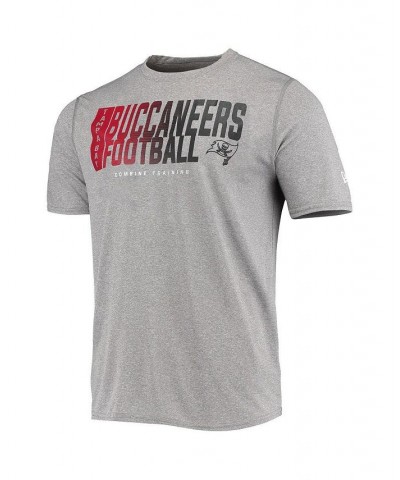 Men's Heathered Gray Tampa Bay Buccaneers Combine Authentic Game On T-shirt $18.87 T-Shirts