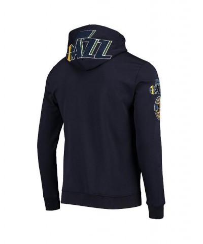 Men's Donovan Mitchell Navy Utah Jazz Player Pullover Hoodie $57.60 Sweatshirt