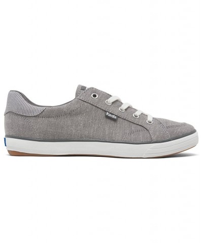 Women's Center III Chambray Casual Sneakers Gray $30.10 Shoes