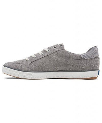 Women's Center III Chambray Casual Sneakers Gray $30.10 Shoes