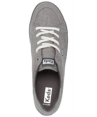 Women's Center III Chambray Casual Sneakers Gray $30.10 Shoes