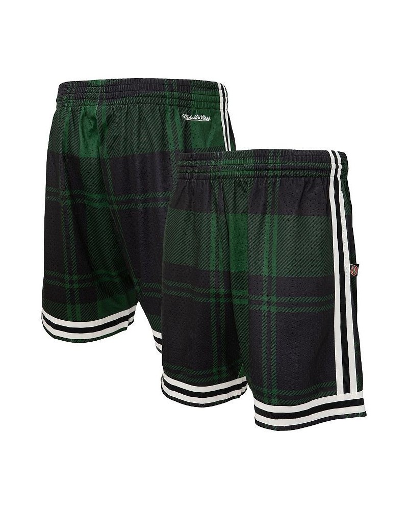 Men's x Uninterrupted Kelly Green, Black Boston Celtics Hardwood Classics Swingman Shorts $44.55 Shorts