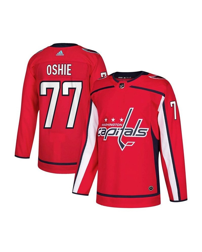 Men's TJ Oshie Red Washington Capitals Authentic Player Jersey $91.65 Jersey