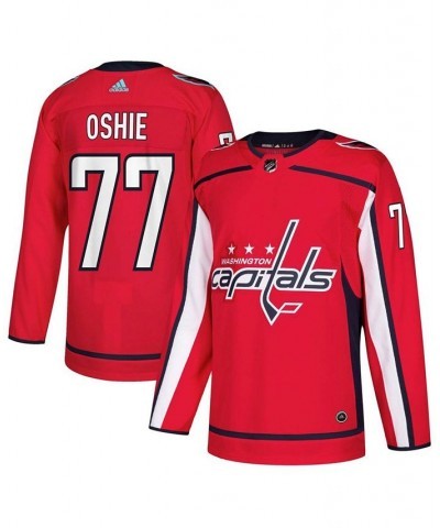 Men's TJ Oshie Red Washington Capitals Authentic Player Jersey $91.65 Jersey