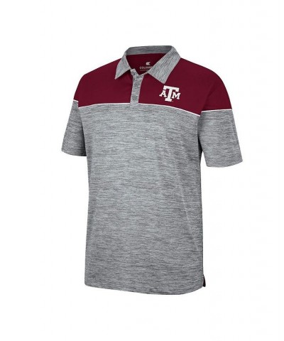 Men's Heathered Gray, Maroon Texas A&M Aggies Birdie Polo Shirt $31.19 Polo Shirts