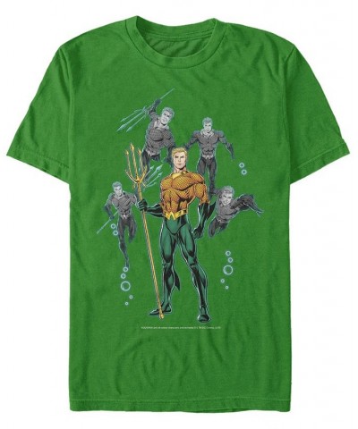 DC Men's Aquaman Multi Action Portraits Short Sleeve T-Shirt $14.35 T-Shirts