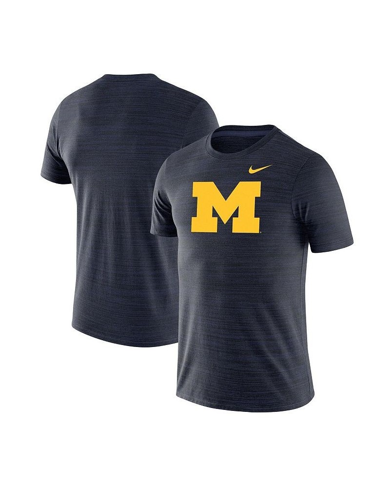 Men's Navy Michigan Wolverines Team Logo Velocity Legend Performance T-shirt $26.95 T-Shirts