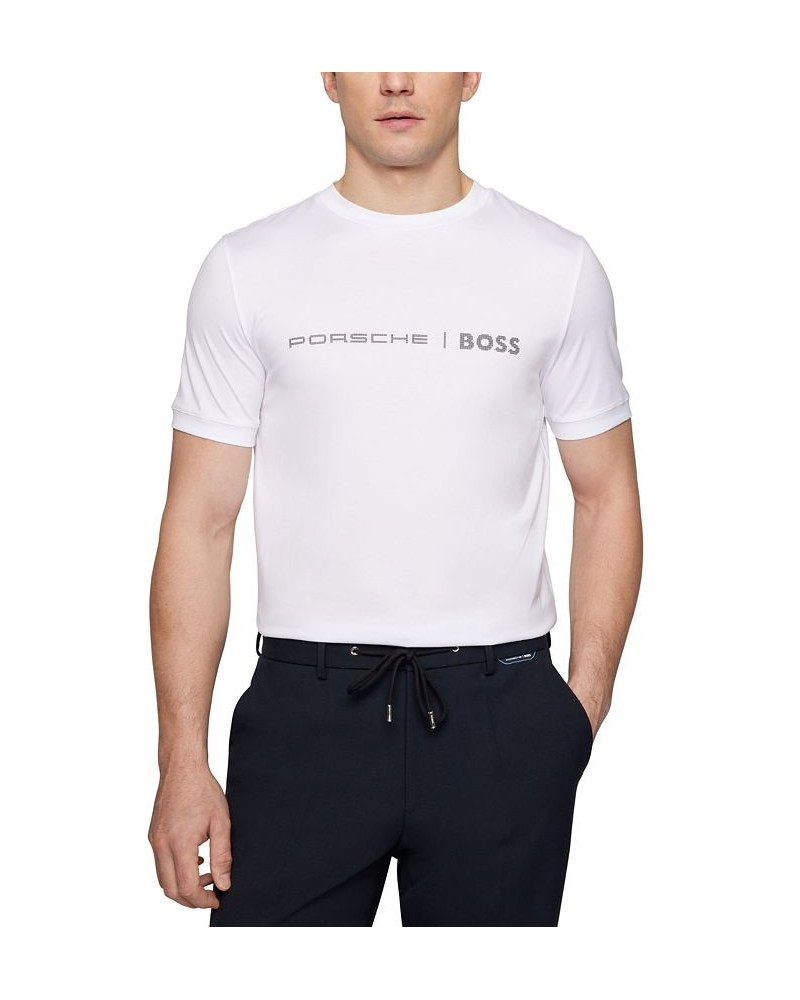 BOSS Men's Slim-Fit T-Shirt White $61.44 T-Shirts