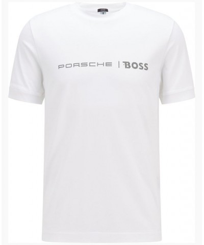 BOSS Men's Slim-Fit T-Shirt White $61.44 T-Shirts