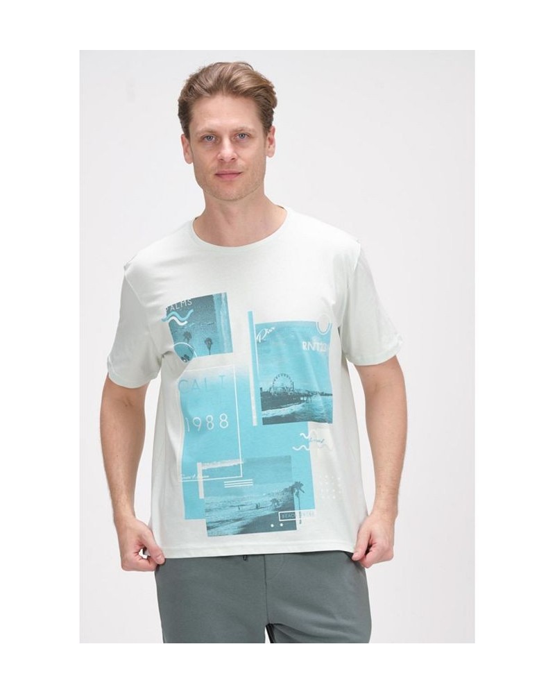 Men's Modern Print Fitted Cali T-shirt PD05 $35.00 T-Shirts