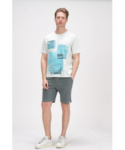 Men's Modern Print Fitted Cali T-shirt PD05 $35.00 T-Shirts