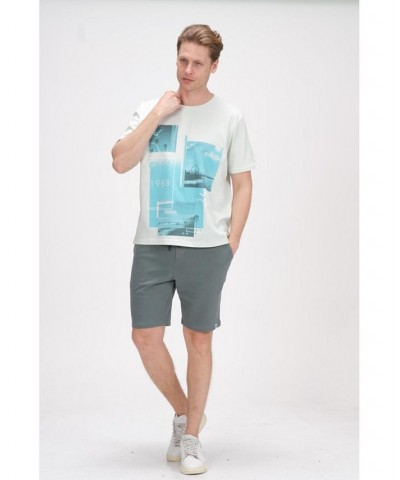 Men's Modern Print Fitted Cali T-shirt PD05 $35.00 T-Shirts