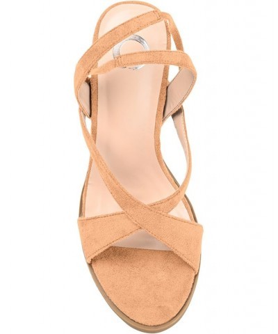 Women's Adalee Sandals Tan/Beige $52.24 Shoes