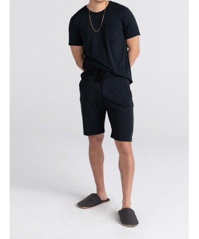 Men's Regular Snooze Shorts Black $35.88 Pajama