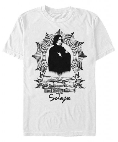 Men's Snape Dark Arts Short Sleeve Crew T-shirt White $16.80 T-Shirts