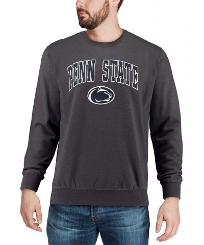 Men's Charcoal Penn State Nittany Lions Arch Logo Crew Neck Sweatshirt $20.68 Sweatshirt