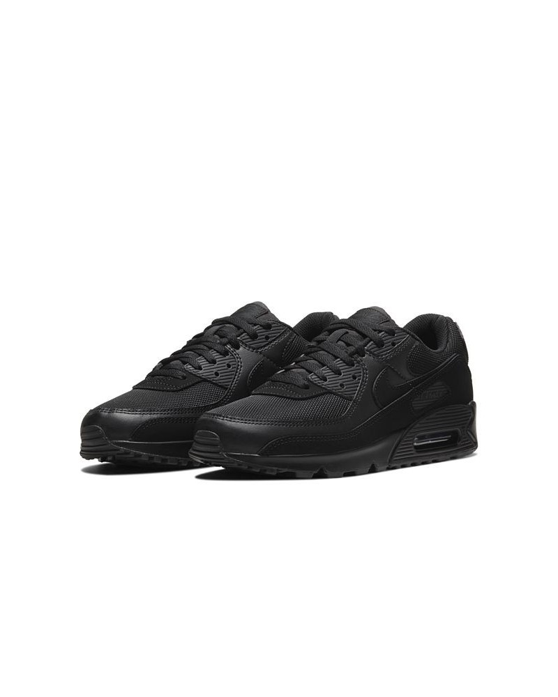 Men's Air Max 90 Casual Sneakers Black $61.60 Shoes