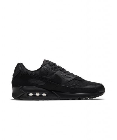 Men's Air Max 90 Casual Sneakers Black $61.60 Shoes