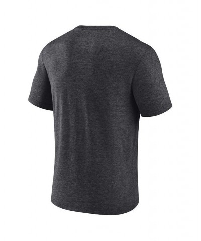 Men's Branded Heathered Charcoal Las Vegas Raiders End Around Tri-Blend T-shirt $18.00 T-Shirts