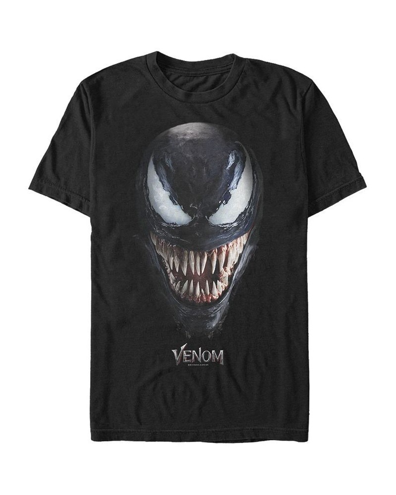 Marvel Men's Venom Big Face Costume Short Sleeve T-Shirt Black $14.70 T-Shirts