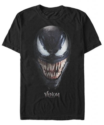 Marvel Men's Venom Big Face Costume Short Sleeve T-Shirt Black $14.70 T-Shirts