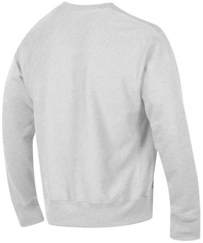 Men's Gray Navy Midshipmen Arch Over Logo Reverse Weave Pullover Sweatshirt $34.00 Sweatshirt