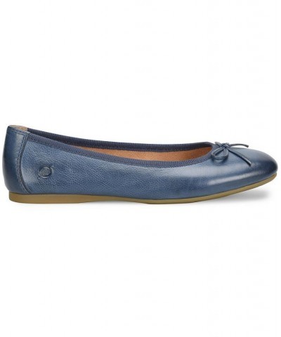 Women's Brin Comfort Flats Blue $49.50 Shoes