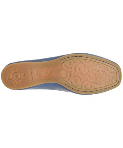 Women's Brin Comfort Flats Blue $49.50 Shoes