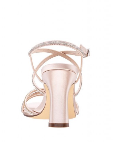 Women's Anna Evening Sandals Tan/Beige $33.79 Shoes