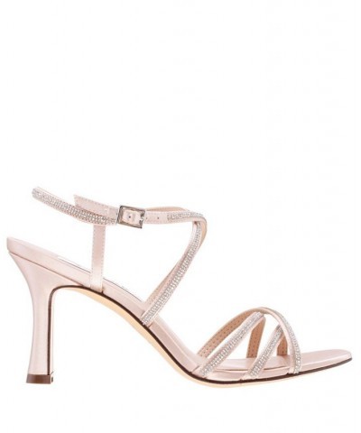 Women's Anna Evening Sandals Tan/Beige $33.79 Shoes