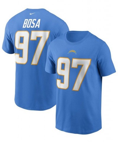 Men's Joey Bosa Powder Blue Los Angeles Chargers Name and Number T-shirt $26.99 T-Shirts