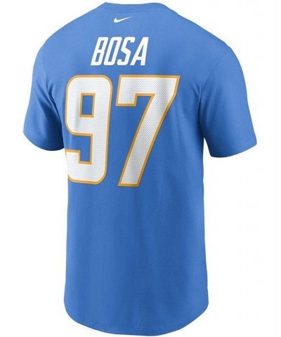 Men's Joey Bosa Powder Blue Los Angeles Chargers Name and Number T-shirt $26.99 T-Shirts