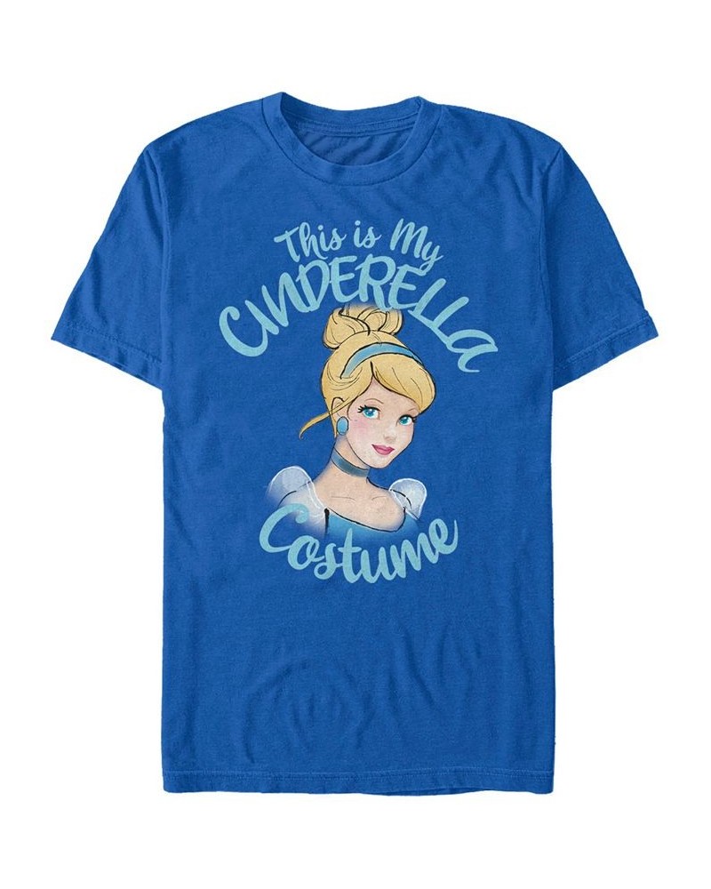 Disney Men's Cinderella Halloween Costume Short Sleeve T-Shirt Blue $15.40 T-Shirts