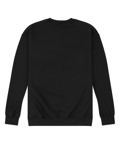 Men's Mr. Claus Fleece T-shirt Black $29.69 T-Shirts