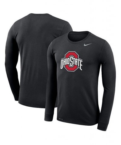 Men's Black Ohio State Buckeyes Big and Tall Primary Logo Legend Performance Long Sleeve T-shirt $34.19 T-Shirts