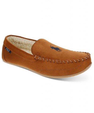 Men's Declan Logo Venetian Slippers Tan/Beige $33.60 Shoes