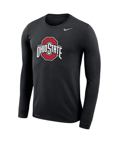 Men's Black Ohio State Buckeyes Big and Tall Primary Logo Legend Performance Long Sleeve T-shirt $34.19 T-Shirts