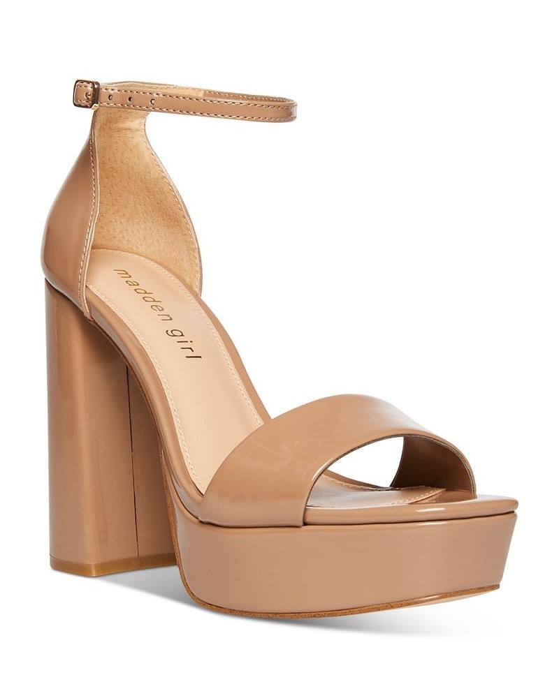 Omega Two-Piece Platform Dress Sandals White $33.18 Shoes