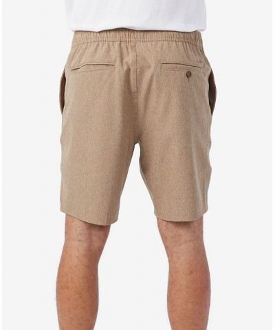 Men's Reserve 18" Elastic Waist Hybrid Shorts Tan/Beige $30.55 Shorts