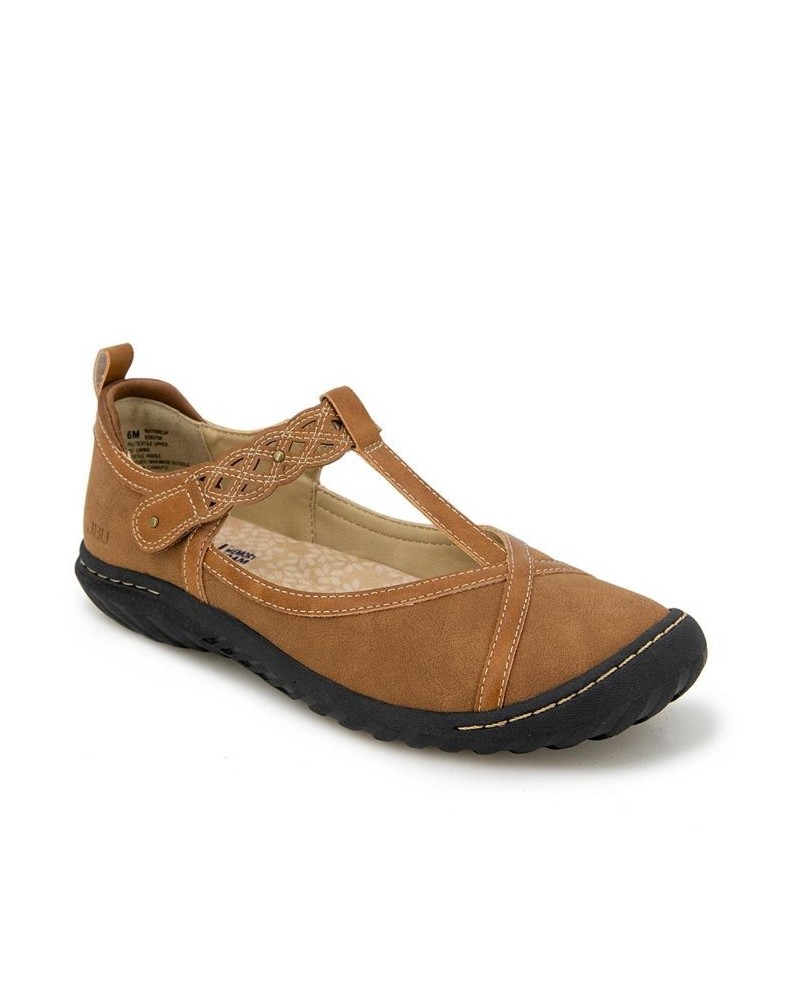 Women's Buttercup Flats Tan/Beige $35.60 Shoes