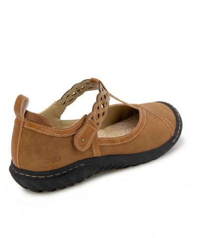 Women's Buttercup Flats Tan/Beige $35.60 Shoes