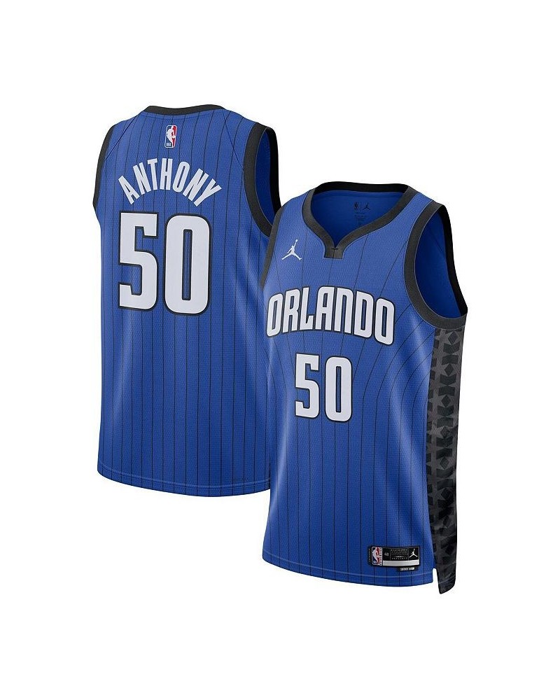 Men's Brand Cole Anthony Blue Orlando Magic 2022/23 Statement Edition Swingman Jersey $53.99 Jersey