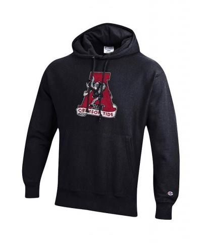 Men's Black Alabama Crimson Tide Vault Logo Reverse Weave Pullover Hoodie $41.80 Sweatshirt