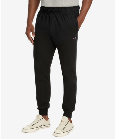 Men's Jersey Joggers Black $21.39 Pants