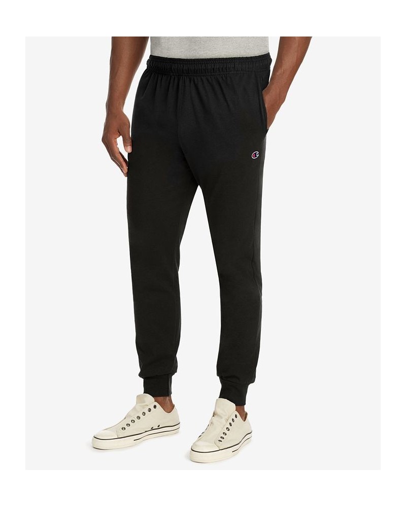 Men's Jersey Joggers Black $21.39 Pants