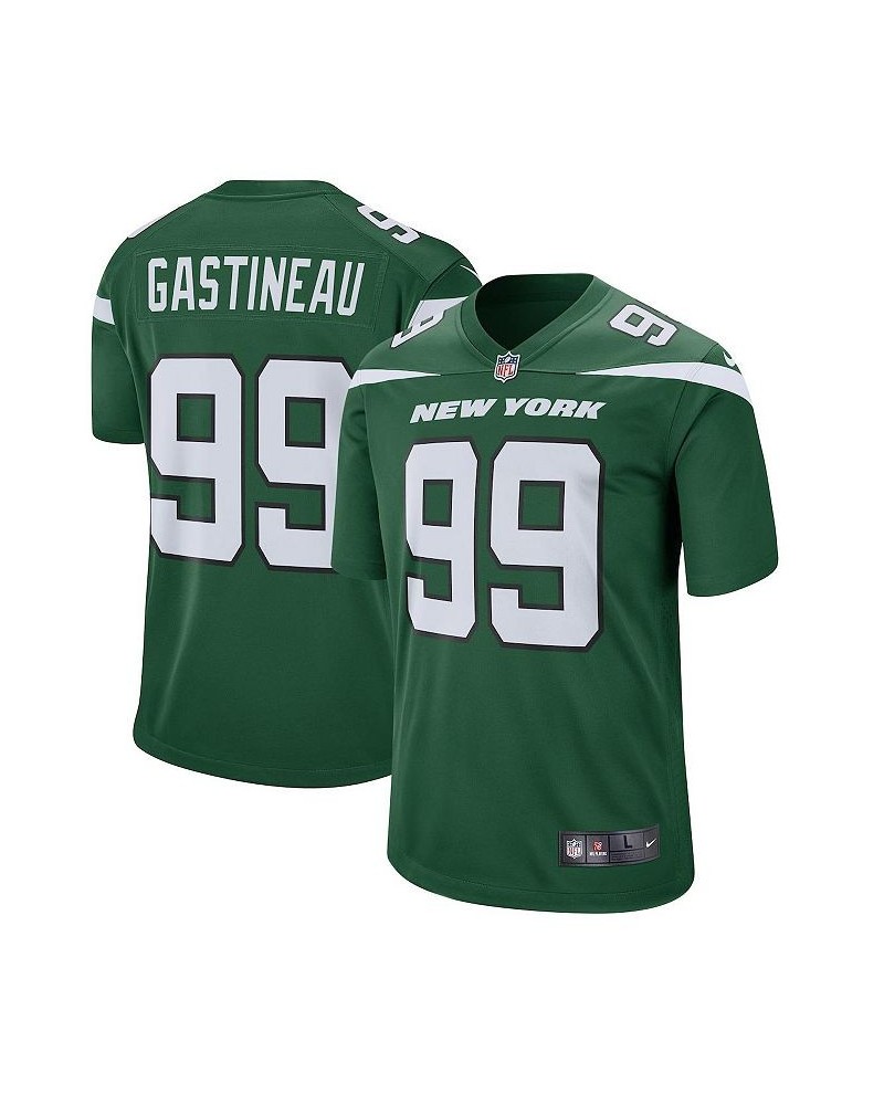 Men's Mark Gastineau Gotham Green New York Jets Retired Player Game Jersey $42.80 Jersey