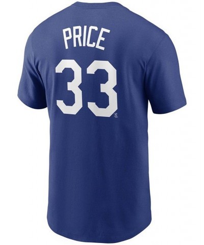 Men's David Price Royal Los Angeles Dodgers Name Number T-shirt $22.50 T-Shirts