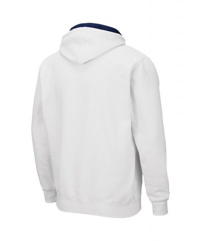 Men's White Auburn Tigers Arch and Logo 3.0 Full-Zip Hoodie $27.00 Sweatshirt