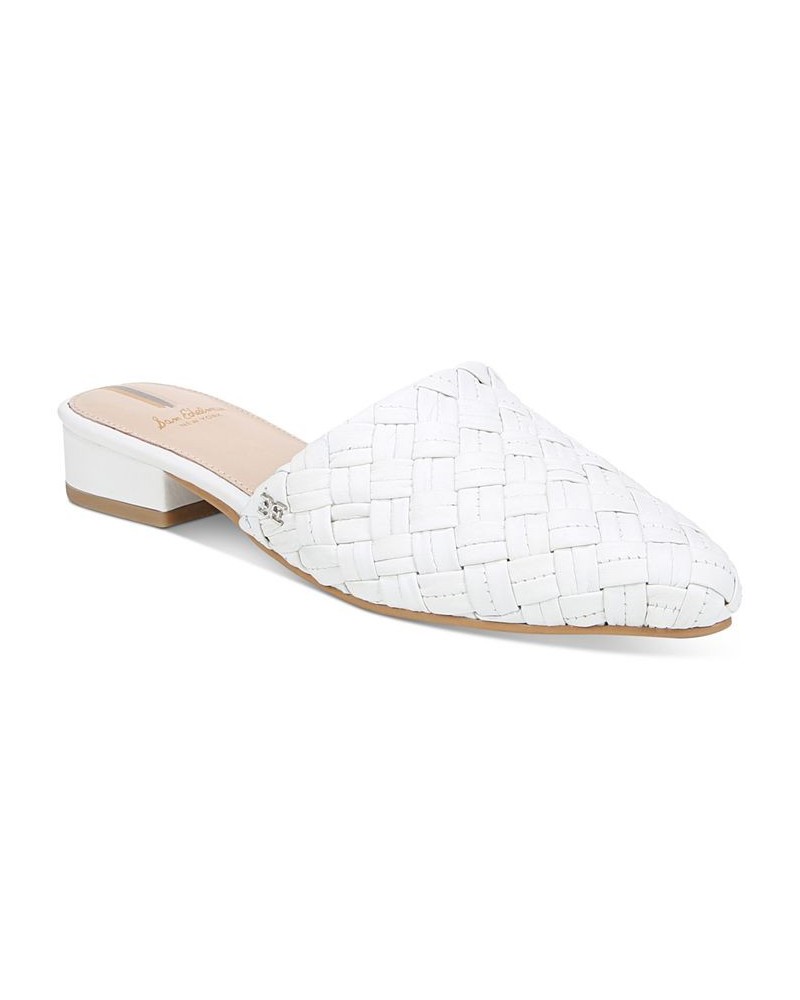 Women's Page Slide Flats White $43.70 Shoes